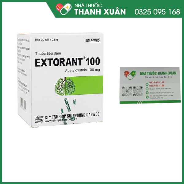 Extorant 100 trị bệnh lý hô hấp